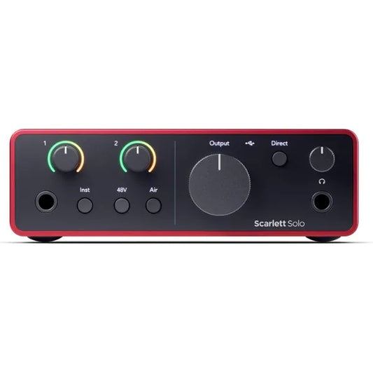 Focusrite Scarlett Solo 4th Gen USB-C Audio Interface