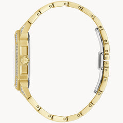 Bulova Men's Analogue Quartz Watch with Stainless Steel Strap 98A295 - Gold