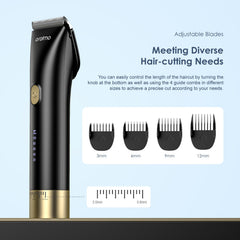 Oraimo Cordless Hair Clipper for Home Use, Rechargeable Clippers Hair Trimmer For Kids, Easy to Use,120-Min Working Time Led Display, With 4 Clipper Guards