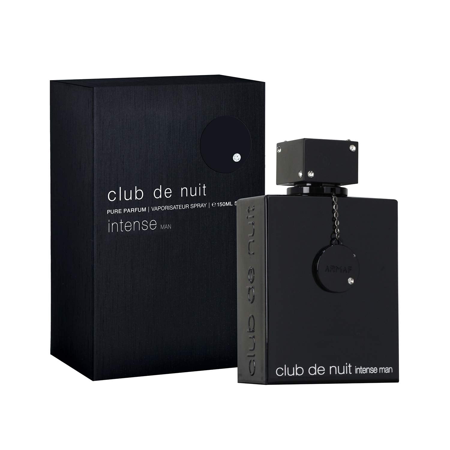 Armaf Club De Nuit Intense, Perfumes For Men, Pack of 3, Club De Nuit Intense Man 105 ML Eau De Toilette, Club De Nuit Intense Man 150ML Pure Parfum, Club De Nuit Intense Man 200ML Eau De Parfum Black