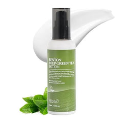 BENTON Deep Green Tea Face Moisturizer 4.05 fl.oz Hydrating Korean Green Tea Face Lotion Soothing & Refreshing Moisturizer for Acne Prone Skin