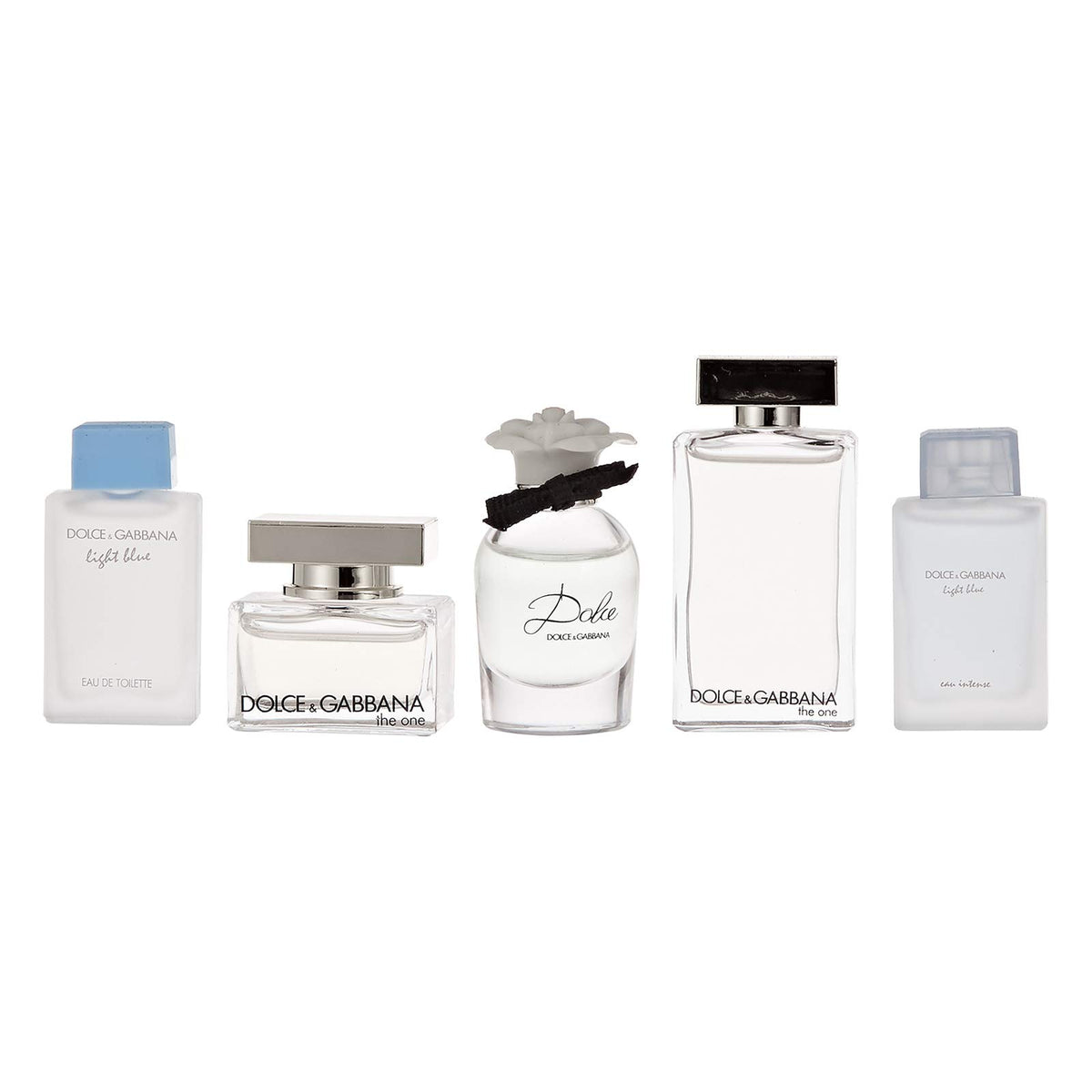 Dolce & Gabbana Light Blue Assorted Fragrances Perfume For Men - 5 Pieces