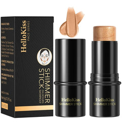 NIKITA.VIVI - Shimmer Stick Makeup Highlighter | Shimmer Cream Powder, Lasting Glow Finish Foundation Stick | Highlighter & Bronzer Pen, Face Brightens & Shades Pencil | Face Series | 6g (#05)