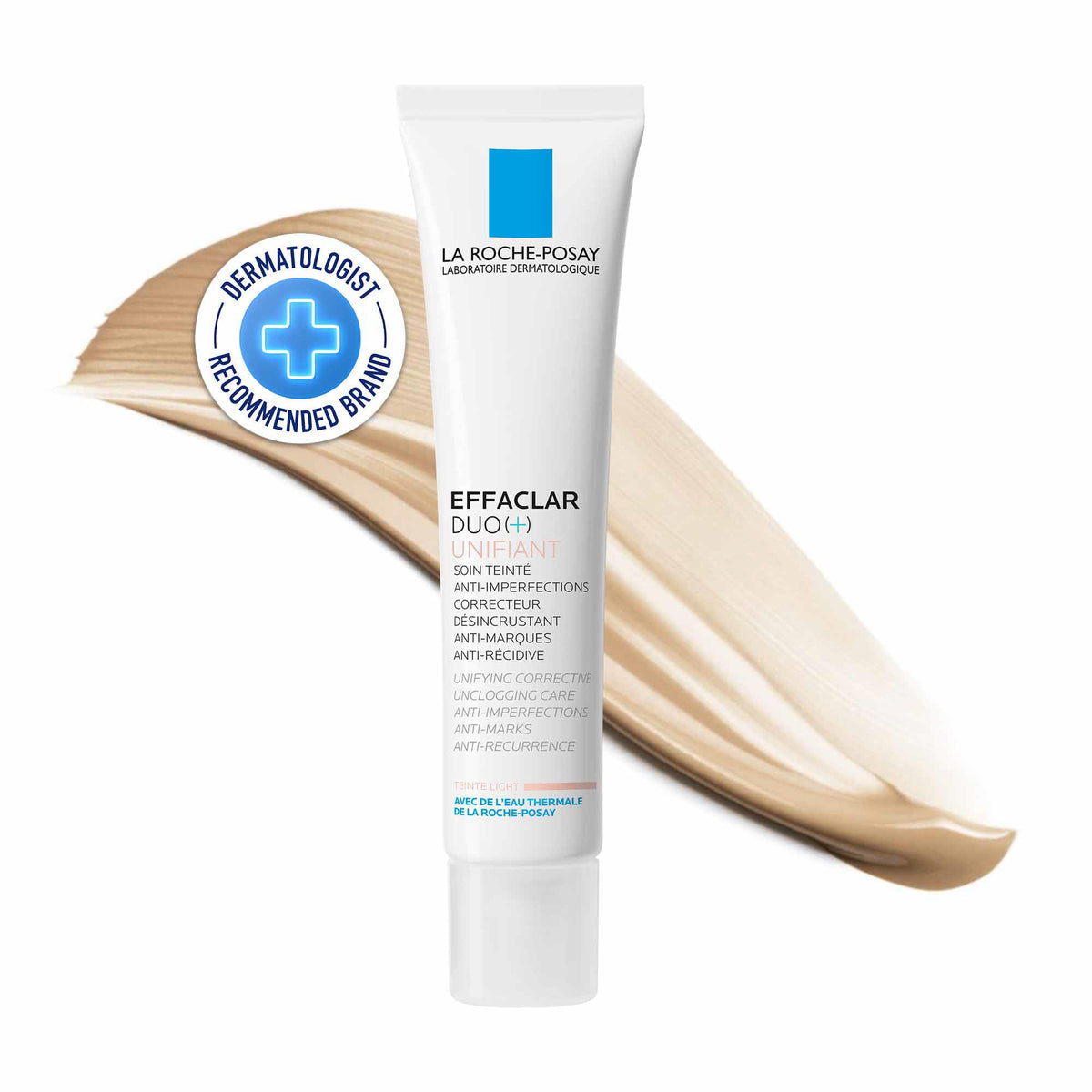 La Roche Posay Effaclar Duo Plus Unifiant Light Cream, 40 ml - White