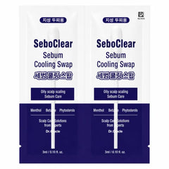 SeboClear Sebum Cooling Swab for Oily Scalp 2 Pack