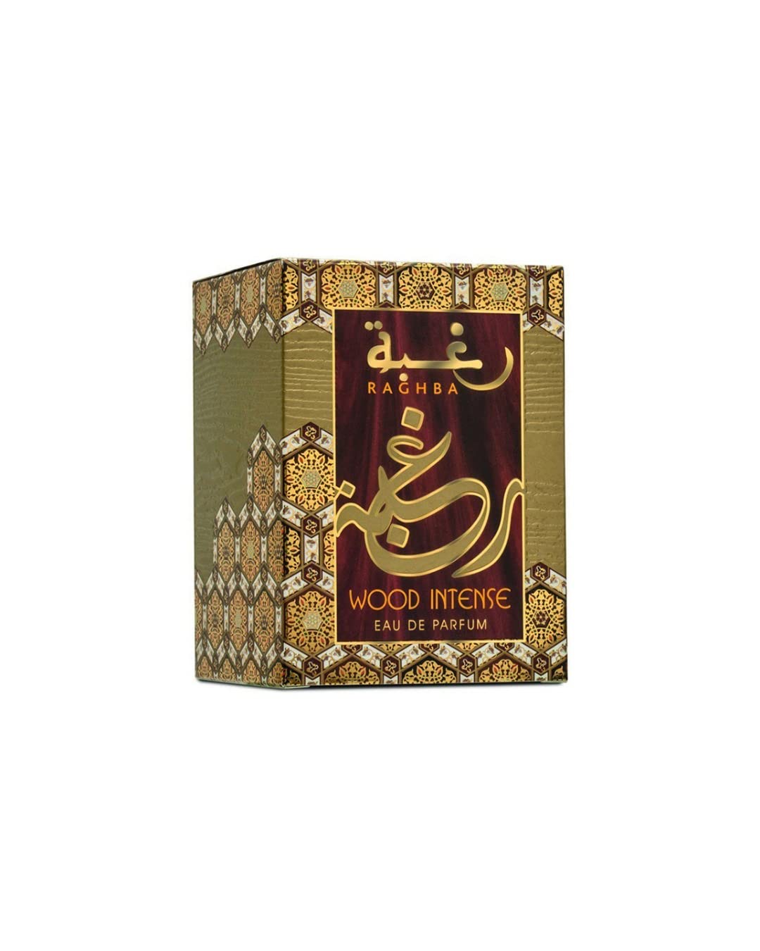 Lattafa Perfumes Raghba Wood Intense Long Lasting Oud and Musk Fragrance Imported Eau De Parfum 100 ml (Pack of 1)