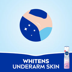 NIVEA Antiperspirant Spray for Women, 48h Protection, Natural Radiance, 2x150ml