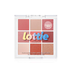 lottie LONDON 9 Shade Eyeshadow Palette - Raspberry Ripple