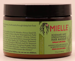 Mielle Organics Rosemary Mint Strengthening Hair Masque & Rosemary Mint Strengthening Shampoo