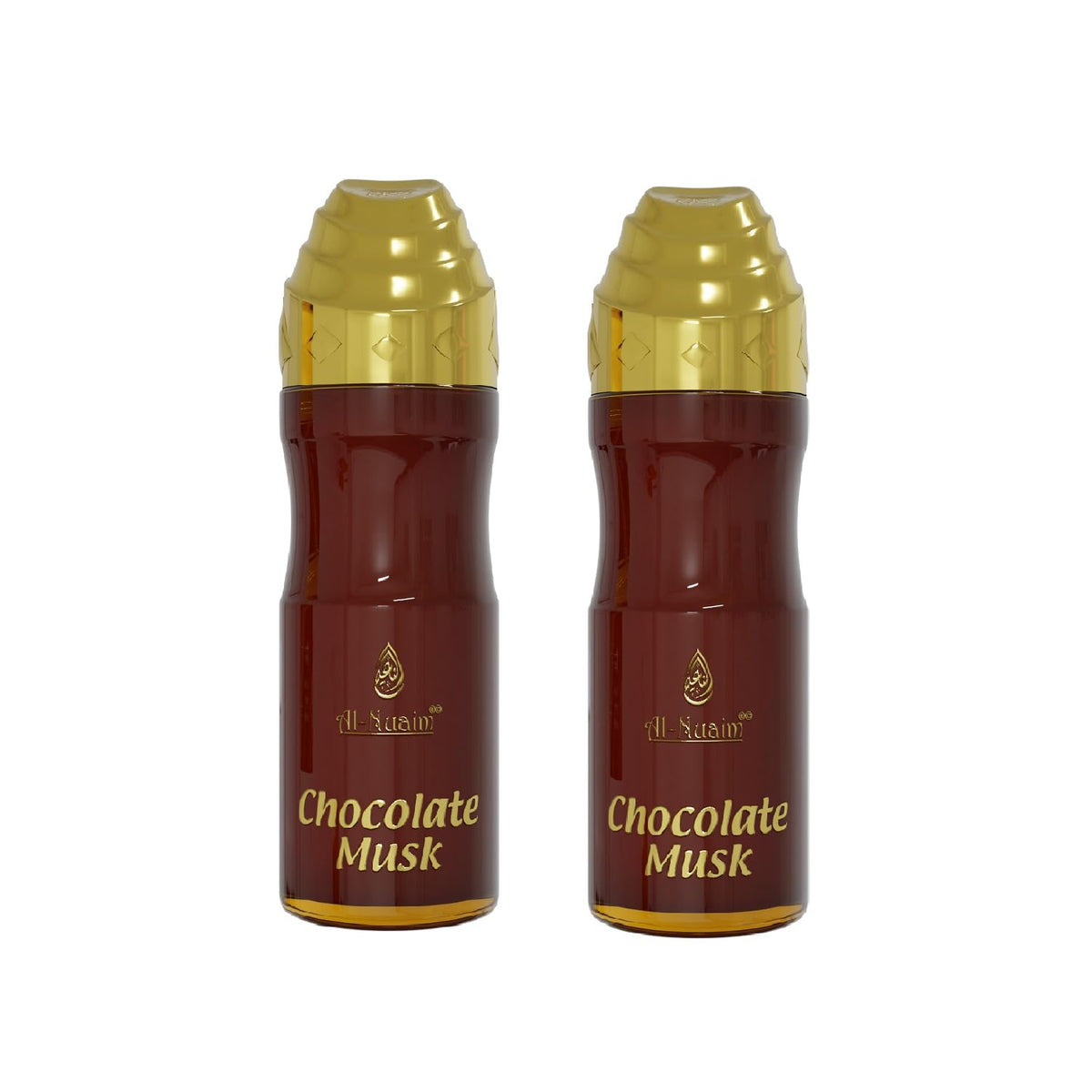 Al-Nuaim Chocolate Musk Alcohol Free Attar - Pack of 2 (20ml Each) | Exquisite & Long Lasting Fragrance