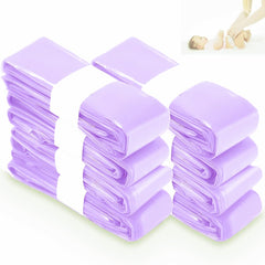 AoMige Eco-Friendly Nappy Bin Refill Bags,Compatible w/Tommee Tippee Twist & Click,Simplee Sangenic,Tec, Genie and Baby AngelCare Nappy Diaper Bin Liner Pails Disposal Systems (8-Pack Purple)