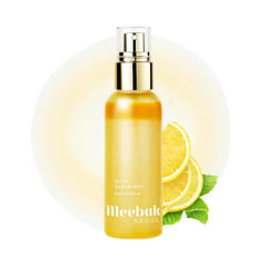 Meebak Glow Serum Mist | Hydrating Toner Spray with Yuja, Centella Asiatica & Plant Squalane | Soothing & Rejuvenating Korean Skincare for Radiant, Glowing Skin, 3.4 Fl Oz
