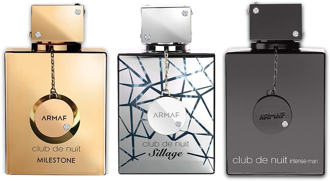 Armaf Perfumes Club De Nuit Eau De Parfum 30ml Gift Set - Milestone EDP 30ML, Sillage EDP 30ML, Club De Nuit Intense Man EDP 30ML - perfume for men - perfume for women - Fragrance - Sets