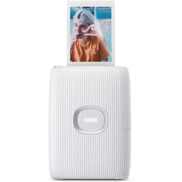 Fujifilm Instax Mini Link 3 Smartphone Photo Printer (Bundle) - Clay White