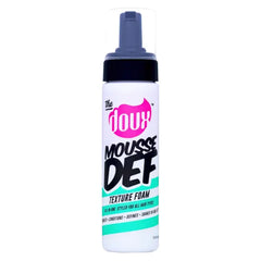 The Doux Mousse Def Texture Foam – All-in-One Dual-Action Styling Mousse for Curly Hair (7 oz)
