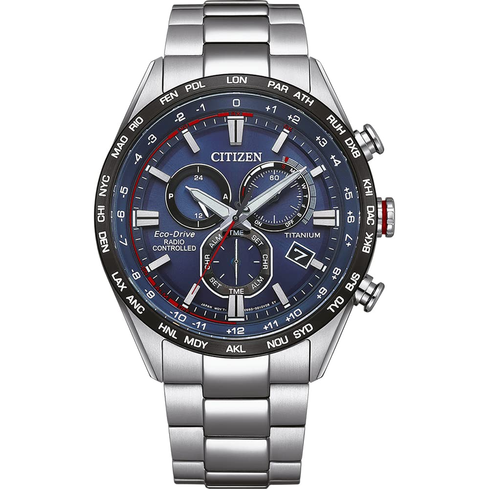 Citizen Men Chronograph Eco-Drive Watch with Titanium Strap