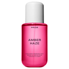 PHLUR Amber Haze Body Mist - Hair & Body Mist for Women & Men Fragrance - Amber, Jasmine, Saffron & Vanilla Body Spray (8 Fl Oz)