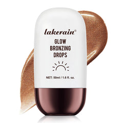 NALACAL Liquid Bronzer Glow Drops for Face and Body, Waterproof Shimmer Illuminator with Nourishing Skincare Benefits, Deep Bronze Glow for a Radiant Sun-Kissed Look (03)