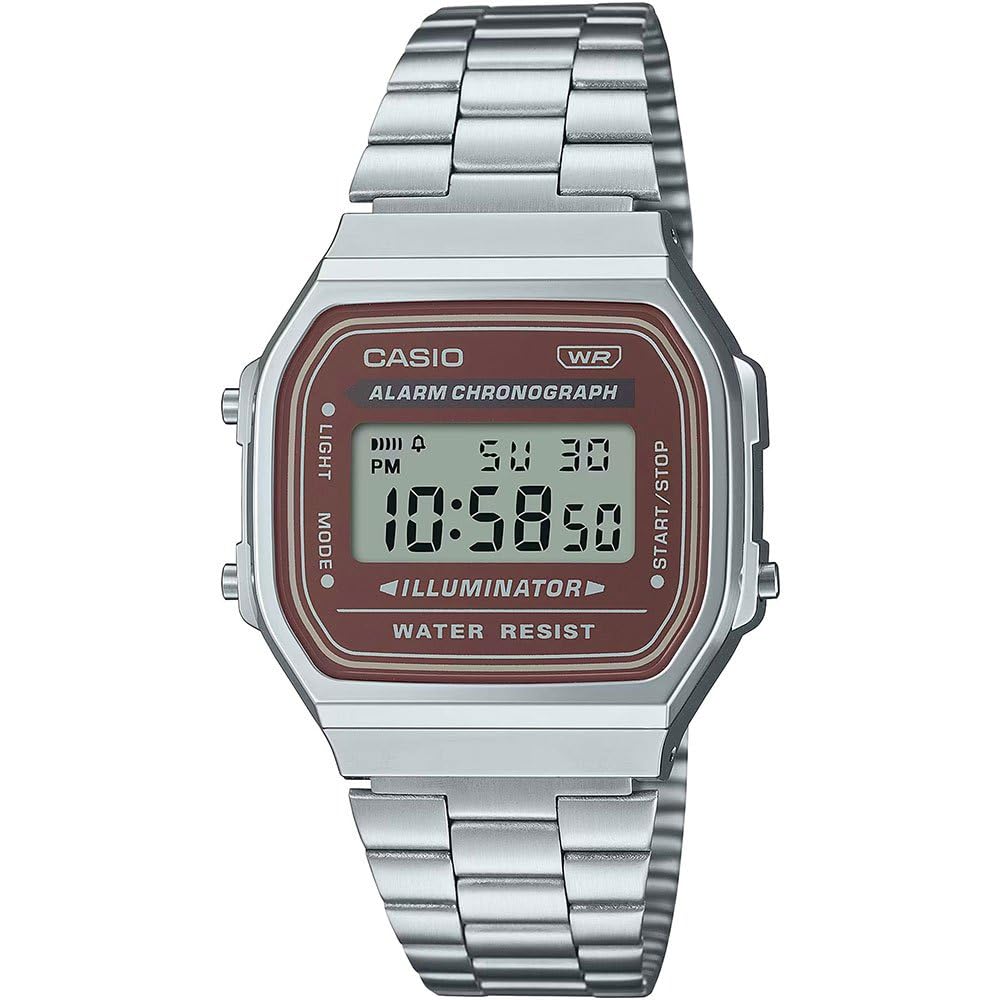 Casio Unisex-Adult Quartz Watch Silver / Brown