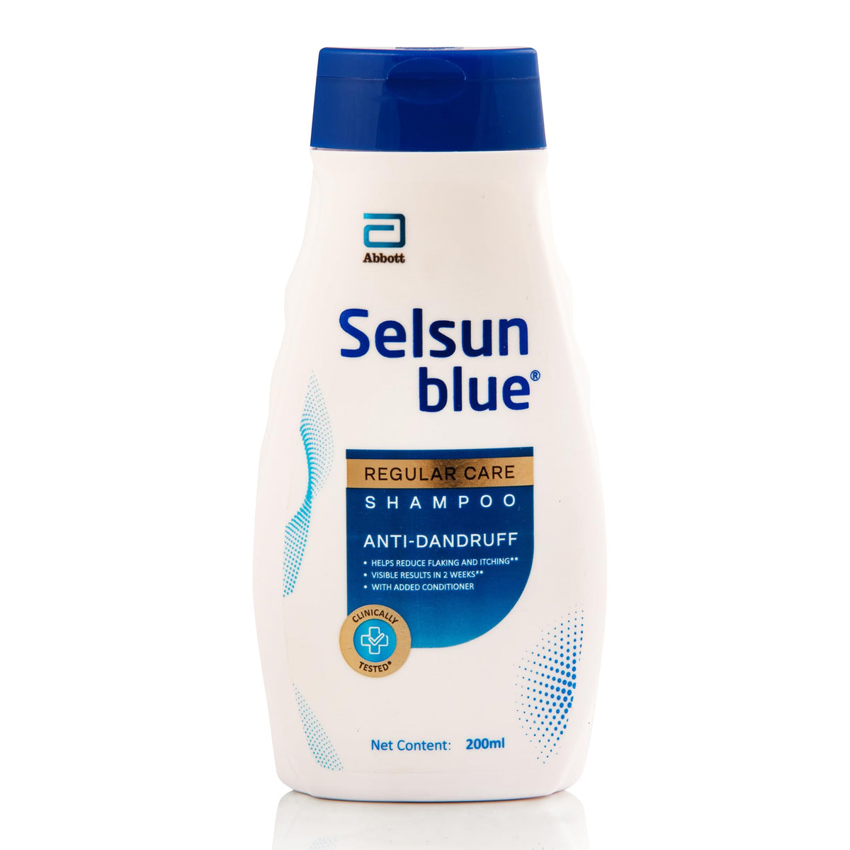 Selsun Blue Normal Care Shampoo for Men and Women with Extra Conditioner, Helps Reduce Flaking, Itching and Control Dandruff, 200ml (Pack of 1)