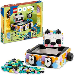 LEGO DOTS Cute Panda Tray 41959 DIY Craft and Decoration Kit; Building Blocks Toy Set; Toys for Boys, Girls, and Kids (517 Pieces)