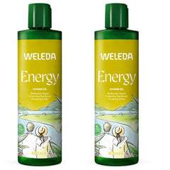 WELEDA Bio Energy XL Vegan Shower Gel - Natural Cosmetics Aroma Shower for Women and Men with Ginger/Cedar Wood Fragrance - Natural Skin Care Shower Soap for Cleaning Face and Body (1 x 400 ml)