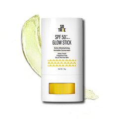 Sotrue SPF 50+ Glow Stick Sunscreen | Extra Moisturizing For Dry to Normal Skin with Zero White Cast Dewy Finish | Broad Spectrum PA+++ | For Women & Men 15g
