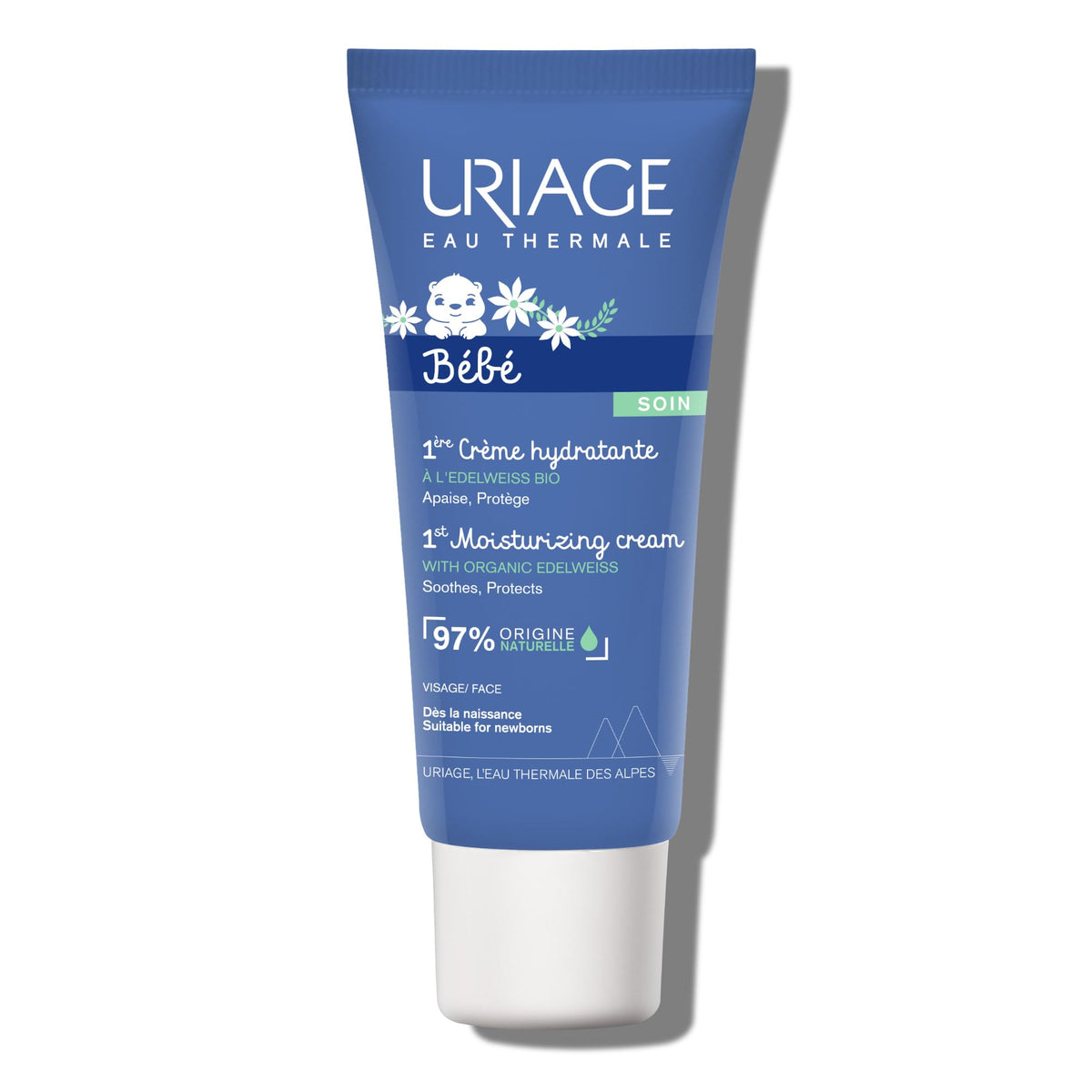 Uriage Bebe 1St Moisturising Face Cream 40ml, White