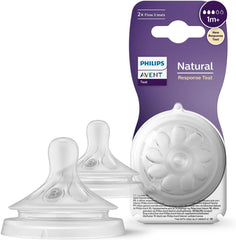 AVENT Philips Natural Response Teat for 1 Month+ Babies SCY963/02- Twin Pack