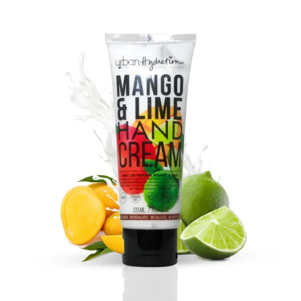 Urban Hydration Rejuvenate & Nourish Mango & Lime Hand Cream – Moisturizing Hand Cream for Dry and Rough Skin, Prevents premature aging, Sulfate, Paraben, and Silicone-Free, For All Skin Types, 4oz