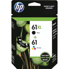 HP 61 XL / 61 (2 Pack) Ink Cartridge (CZ138FN) - Black / Tri Color