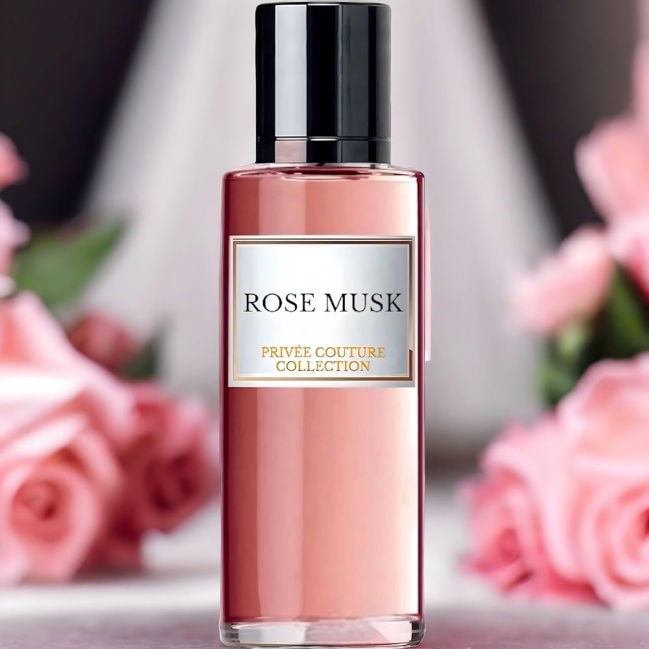 ROSES MUSK - Eau De Parfum | Long Lasting - Privee Counture Collection | Mini Travel size 30 ML perfume | By Lattafa Perfumes - High Concentration (ROSES MUSK)