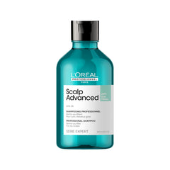 L'Oréal Professionnel Paris, Scalp Advanced Anti-Oiliness Dermo-purifier shampoo For Oily Scalps | Enriched with AHA 3% Instant Sebum Reduction, SERIE EXPERT - 300ml