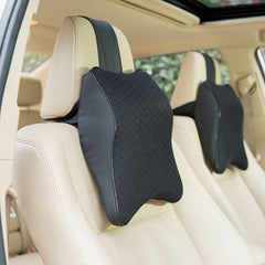 Car Headrest Pillow,Car Seat Neck Pillows,Car Neck Support,Memory Foam, Soft, Breathable, For Neck Pain Relieve & Cervical Support