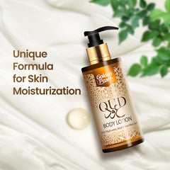 Golden Pearl OUD Lotion 200ml Skin Care Face Moisturizer Body Lotion for Women - Hyaluronic Acid and Aloevera Gel Lotion Non Greasy Face and Body Moisturiser Skin Lotion