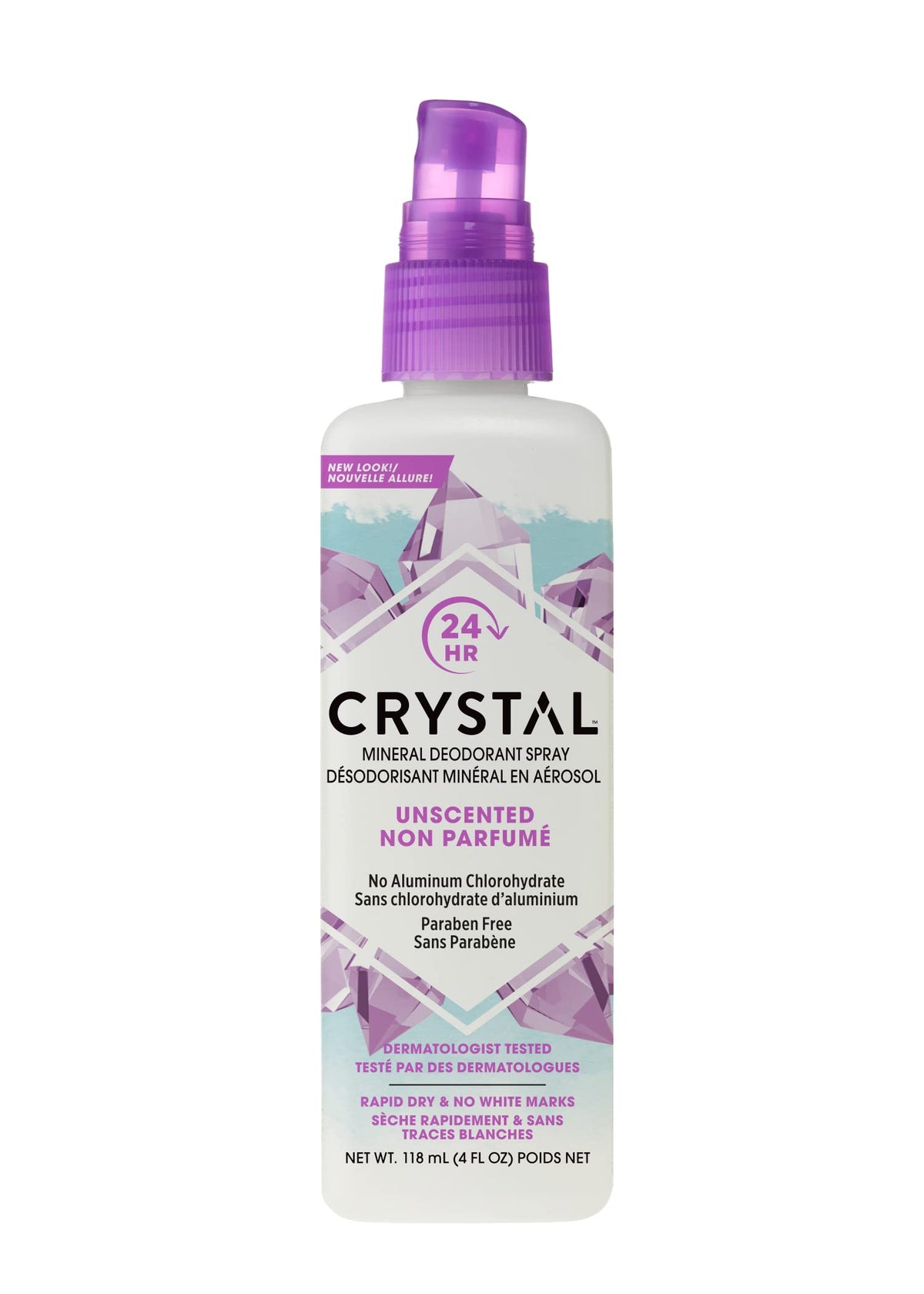 Crystal Essence Deodorant Spray, Pump, 4 oz