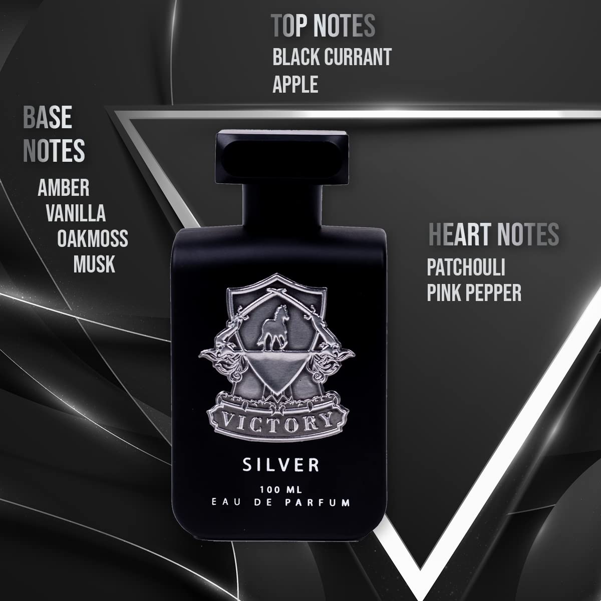 Victory Silver, Unisex perfume, 100ml, Eau de Parfum, Perfume for Men and Women, Lifestyle Scents, Luxury Scent, Oriental Blends, Unique Perfume, for Day and Night, 18+