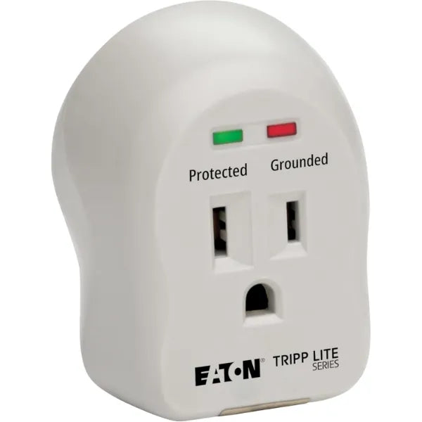 Tripp Lite 1 Outlet Portable Surge Protector Power Strip (SPIKECUBE)
