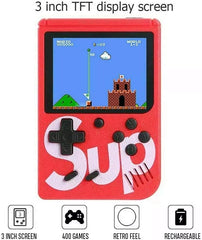 AWH SUP Game Box Plus 400 in 1 Retro Games UPGRADED VERSION mini Portable Console Handheld Gift By PRIME TECH ™ (Blue)