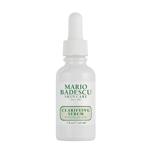 Mario Badescu Clarifying Serum with Azelaic Acid for Face – Pore Clearing, Redness Reducing, Blemish-Fighting Facial Serum Brightens, Soothes & Clears Pores Without Drying