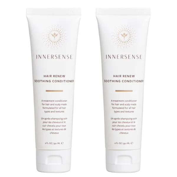 INNERSENSE Organic Beauty - Hair Renew Soothing Conditioner | Balancing, Hydrating, For Dry Scalps | Non-Toxic, Cruelty-Free, Clean Haircare