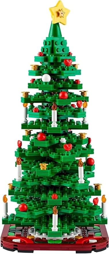 LEGO Christmas Tree Toy Building Set for 9 Plus Year Old Boys & Girls, Collectible Festive Decoration for Home Decor, Encourages Imaginative Play, Family Crafts Activity, Gift Idea for Kids 40573