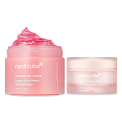 medicube Collagen Big Size Duo, Collagen Jelly Cream 110ml and Triple Collagen Cream 50ML | Niacinamide, Hyaluronic Acid for Glowing, Fimer-Looking Skin