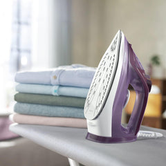 Philips Steam Iron Series 3000-2600W, 40g/min Continuous Steam,Ceramic, 200 g steam boost, 300ML, Purple - DST3041/36
