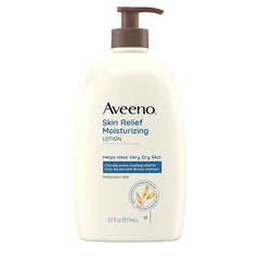 Aveeno Skin Relief Moisturizing Lotions with Triple Oat Complex for Dry Skin, 33 fl oz and 8 fl oz