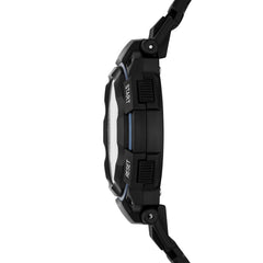 Skechers Casual Digital Watch for Men - Ruhland Black/Blue
