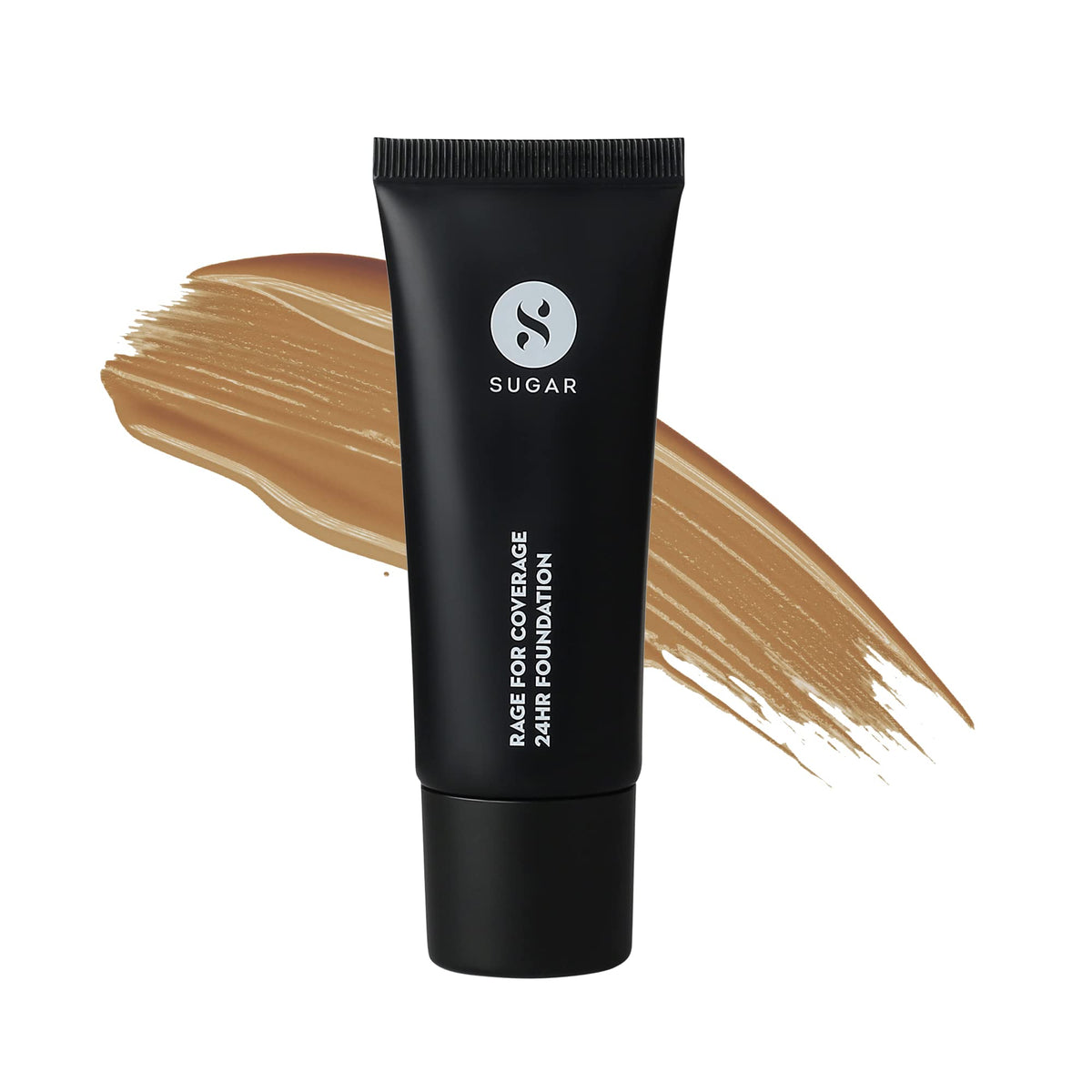 SUGAR Cosmetics Rage Luminous Matte Finish Full Coverage, Ultra Creamy 24Hr Long lasting Foundation Cream (55 Americano | Medium Deep, Warm Undertone - 25 ml)