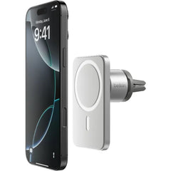 Belkin MagSafe Vent Mount Pro – Magnetic Car Phone Holder for iPhone 17–15, 14 Series & Pixel 10 – Gray
