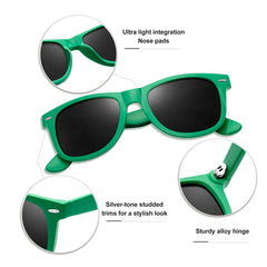 KANASTAL Polarized Sunglasses Men, Fashion Square Sun Glasses Women, Classic Shades for Womens, Driving Fishing Outdoor 100% UV400 Protection