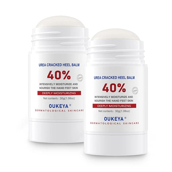 OUKEYA 40 Urea Cream, Foot & Hand Cream for Dry Cracked (Urea Heel Balm(Pack of 2))